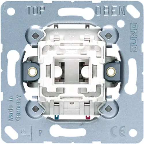 JUNG 533 EU impulsdrukker 1-polig wisselcontact met N-klem