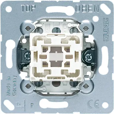 JUNG 531-41 U multipulsdrukker met 2x2 maakcontacten en nulstand