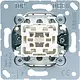 JUNG 531-41 U multipulsdrukker met 2x2 maakcontacten en nulstand