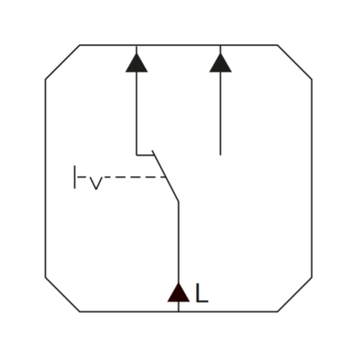 Gira 012626 drukvlakschakelaar wisselschakelaar Systeem 55 aluminium mat