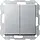 Gira 012826 drukvlakschakelaar wissel-wisselschakelaar Systeem 55 aluminium mat