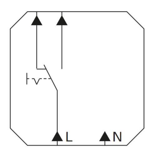 Gira 013603 drukvlakschakelaar controleverlichting 1-polig Systeem 55 wit glans