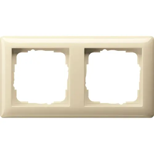 Gira 021201 afdekraam 2-voudig Standaard 55 creme glans