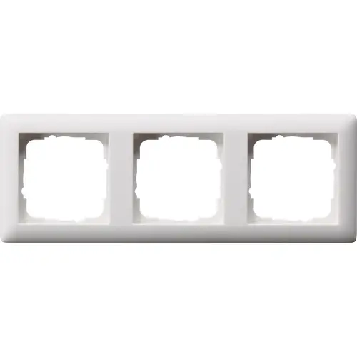 Gira 021304 afdekraam 3-voudig Standaard 55 wit mat
