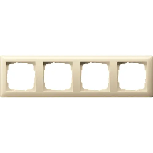 Gira 021401 afdekraam 4-voudig Standaard 55 creme glans