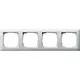 Gira 021403 afdekraam 4-voudig Standaard 55 wit glans