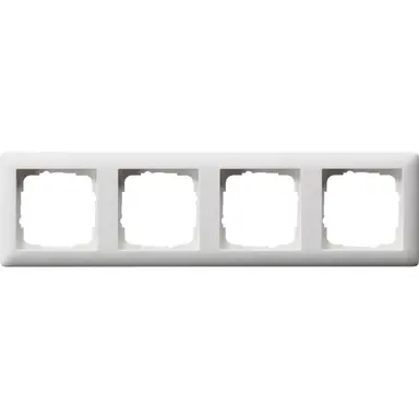 Gira 021404 afdekraam 4-voudig Standaard 55 wit mat