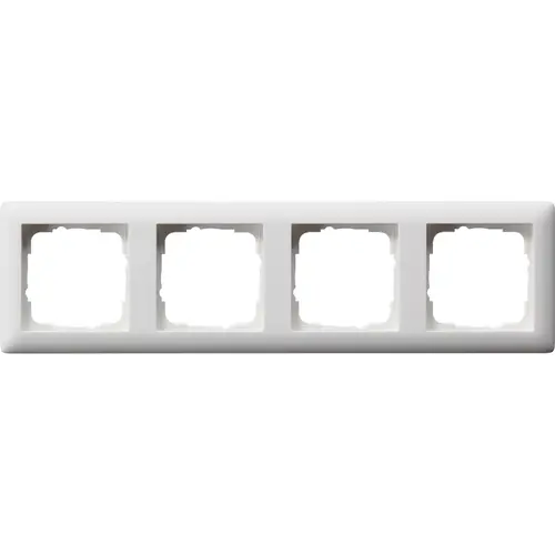 Gira 021404 afdekraam 4-voudig Standaard 55 wit mat