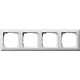 Gira 021404 afdekraam 4-voudig Standaard 55 wit mat