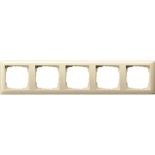 Gira 021501 afdekraam 5-voudig Standaard 55 creme glans