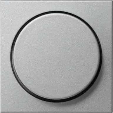 Gira 065026 dimmerknop draaidimmer Systeem 55 aluminium mat