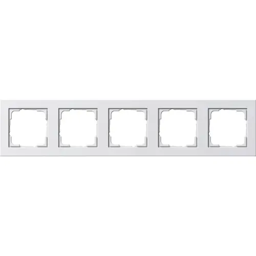 Gira 021522 afdekraam 5-voudig E2 wit mat