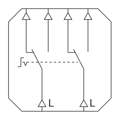 Gira 014400 sleutelschakelaar 2-polig