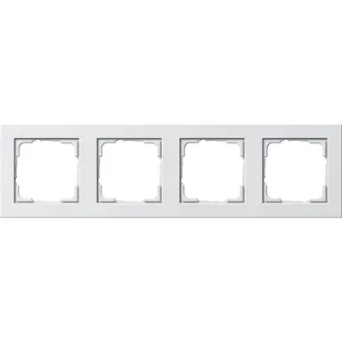 Gira 021422 afdekraam 4-voudig E2 wit mat