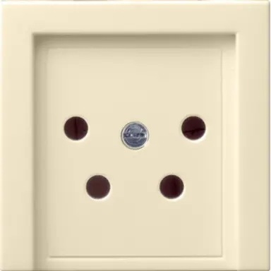 Gira 027901 centraalplaat telefoon KPN 4-polig Systeem 55 creme glans