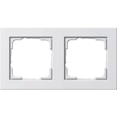 Gira 021222 afdekraam 2-voudig E2 wit mat