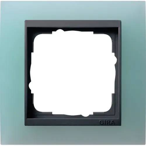 Gira 021185 afdekraam 1-voudig Event Opaque mint mat/antraciet mat