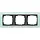 Gira 021385 afdekraam 3-voudig Event Opaque mint mat/antraciet mat