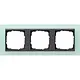 Gira 021385 afdekraam 3-voudig Event Opaque mint mat/antraciet mat