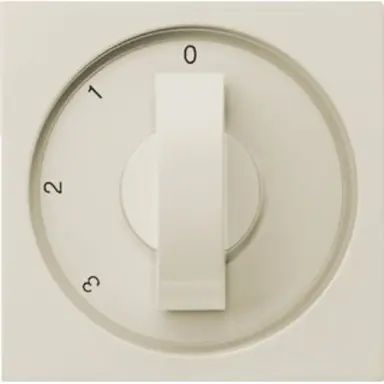 Gira 066501 draaiknop driestandenschakelaar Systeem 55 creme glans