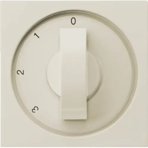 Gira 066501 draaiknop driestandenschakelaar Systeem 55 creme glans