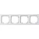 Gira 021429 afdekraam 4-voudig E2 wit glans