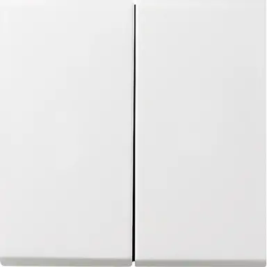 Gira 0295112 schakelwip 2-voudig F100 wit glans oud model