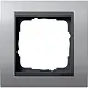Gira 021106 afdekraam 1-voudig Event aluminium mat/antraciet mat