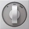 Gira 066526 draaiknop driestandenschakelaar Systeem 55 aluminium mat