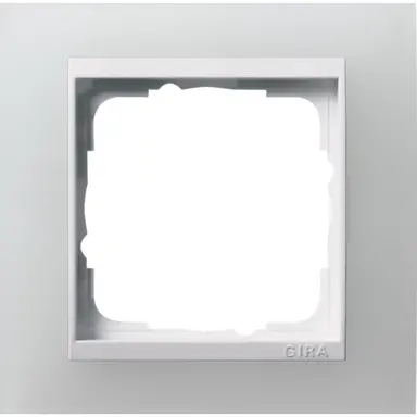Gira 0211334 afdekraam 1-voudig Event Opaque wit mat/wit glans