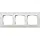 Gira 0213334 afdekraam 3-voudig Event Opaque wit mat/wit glans