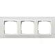 Gira 0213334 afdekraam 3-voudig Event Opaque wit mat/wit glans