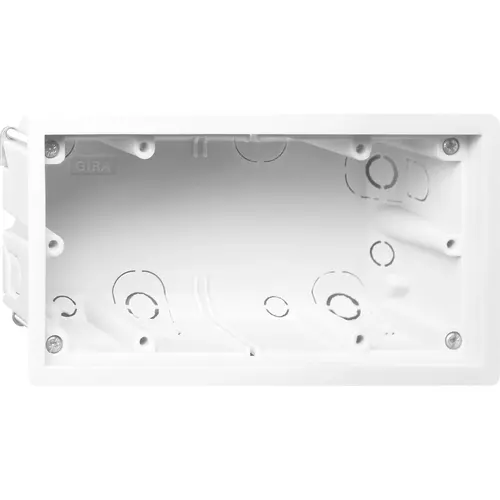 Gira 289700 E2 inbouwdoos hollewand 2-voudig vlak