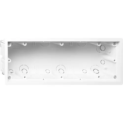 Gira 289800 E2 inbouwdoos hollewand 3-voudig vlak