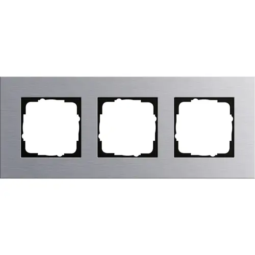 Gira 021317 afdekraam 3-voudig Esprit aluminium