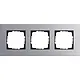 Gira 021317 afdekraam 3-voudig Esprit aluminium