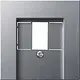 Gira 027626 centraalplaat USB Systeem 55 aluminium mat