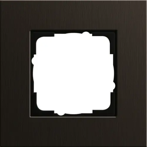Gira 0211127 afdekraam 1-voudig Esprit aluminium bruin