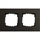 Gira 0212127 afdekraam 2-voudig Esprit aluminium bruin