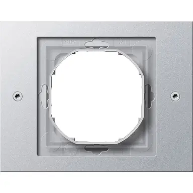 Gira 021165 afdekraam 1-voudig TX44 aluminium