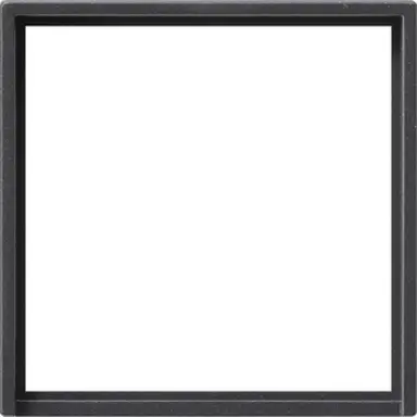 Gira 028228 adapterraam met vierkante uitsparing 50x50 Systeem 55 antraciet mat