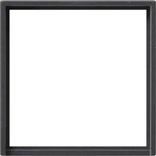 Gira 028228 adapterraam met vierkante uitsparing 50x50 Systeem 55 antraciet mat