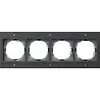 Gira 021467 afdekraam 4-voudig TX44 antraciet
