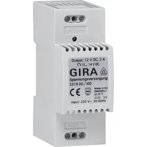 Gira 531900 voeding DC 12V 2A eNet