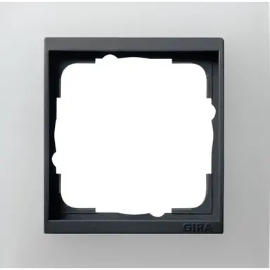 Gira 021124 afdekraam 1-voudig Event Opaque wit mat/antraciet mat