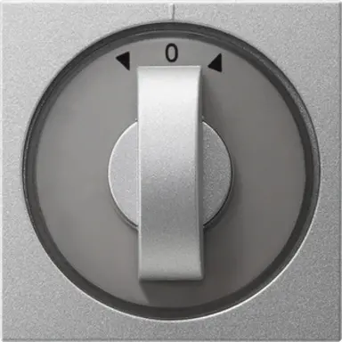 Gira 066626 draaiknop jaloezie- en tijdschakelaar Systeem 55 aluminium mat