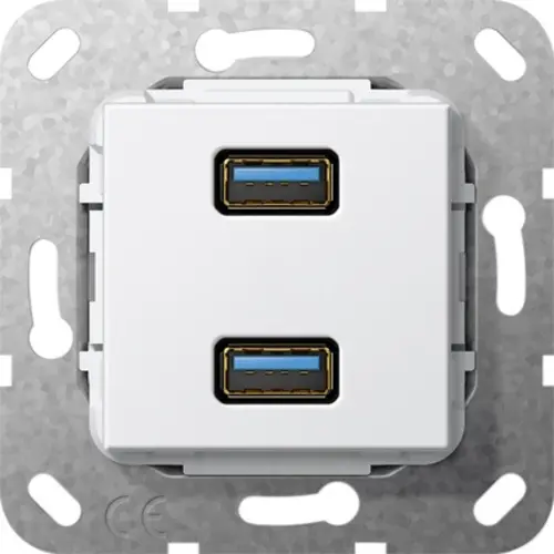 Gira 568403 aansl 2xUSB3 bus comm