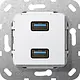 Gira 568403 aansl 2xUSB3 bus comm