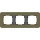 Gira 0213426 afdekraam 3-voudig E3 omber/antraciet