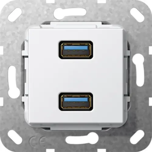 Gira 568503 aansl 2xUSB3 kab comm